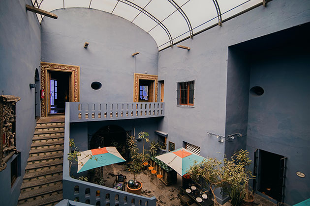 Mesones Sacristia Puebla Mexico Patio Hotel Boutique